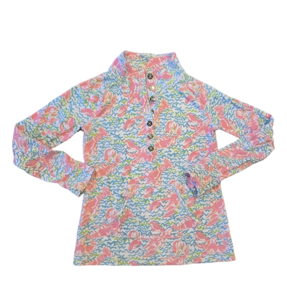 RARE print Lilly Pulitzer Lobstah Roll Lobster Popover in size small
